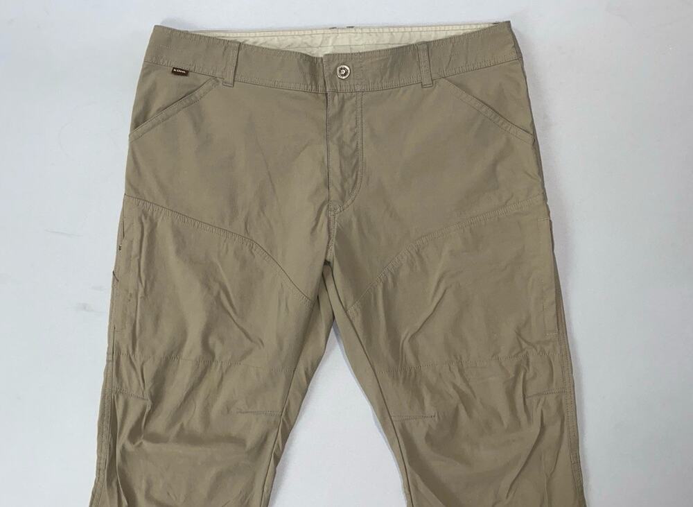 KUHL Men's Stretch Nylon Zip Cargo Pocket Hiking, Climbing, Rock Pants. 38X30.